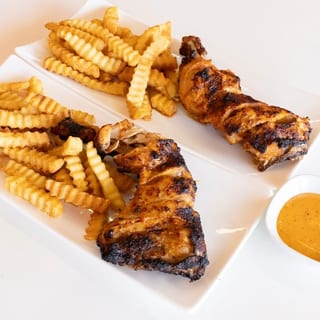 2 Spicy Tikka with Chick Fry Seasoned Fries