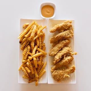 Tenders with ChickFry Seasoned Fries